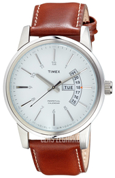 Timex Biały/Skóra Ø47 mm T2K621