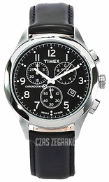 Timex Czarny/Skóra Ø42 mm T2M467