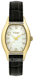 Timex Biały/Skóra T2M587