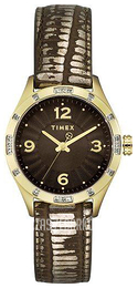 Timex Brązowy/Skóra Ø28 mm T2M599