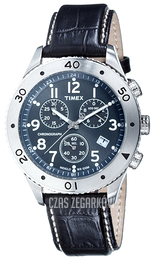 Timex Classic Czarny/Skóra Ø42 mm T2M704