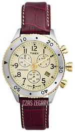 Timex Classic Szampański/Skóra Ø42 mm T2M705