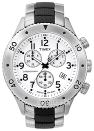 Timex Biały/Guma Ø42 mm T2M707