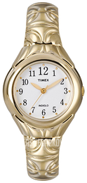 Timex Classic Biały/Stal w odcieniu złota Ø29 mm T2M814