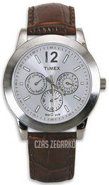 Timex Srebrny/Skóra Ø40 mm T2M880