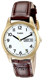 Timex Classic Elevated Biały/Skóra Ø42 mm T2N065