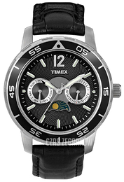 Timex Czarny/Skóra Ø38 mm T2N081