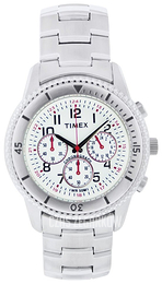 Timex Premium Collction Biały/Stal Ø44 mm T2N160