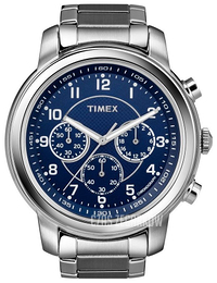 Timex Premium Collction Niebieski/Stal Ø42 mm T2N165