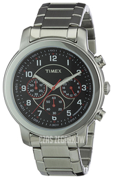 Timex Premium Collction Czarny/Stal Ø42 mm T2N166