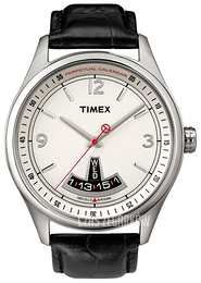 Timex Biały/Skóra Ø40 mm T2N219