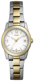 Timex Biały/Stal w odcieniu złota Ø25 mm T2N274