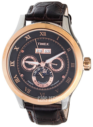 Timex Brązowy/Skóra Ø43 mm T2N290