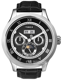 Timex Czarny/Skóra Ø43 mm T2N292
