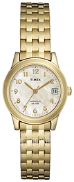 Timex Classic Biały/Stal w odcieniu złota Ø25 mm T2N296