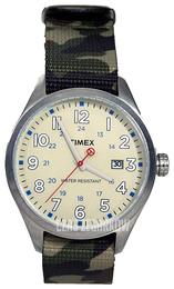 Timex Kremowy/Stal Ø38 mm T2N309D