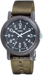 Timex Szary/Tkanina Ø38 mm T2N363D7