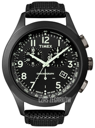 Timex Czarny/Skóra Ø42 mm T2N389