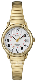Timex Classic Biały/Stal w odcieniu złota Ø27 mm T2N528
