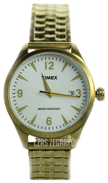 Timex Heritage Biały/Pozlacana Ø38 mm T2N530