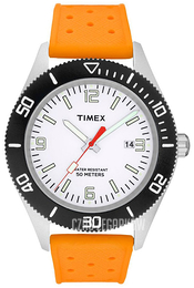 Timex Biały/Guma Ø42 mm T2N536