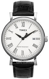 Timex Biały/Skóra Ø38 mm T2N540