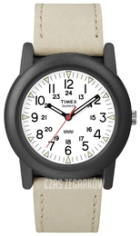 Timex Biały/Skóra Ø34 mm T2N627