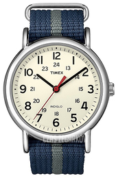 Timex Weekender Beżowy/Stal Ø38 mm T2N654PF