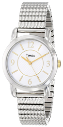 Timex Classic Elevated Biały/Stal Ø32 mm T2N844