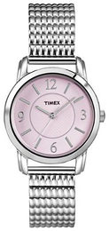 Timex Classic Elevated Różowy/Stal Ø32 mm T2N846