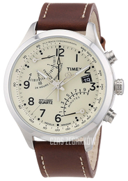 Timex Intelligent Szampański/Skóra Ø43 mm T2N932