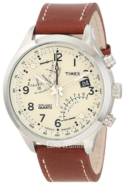 Timex Beżowy/Skóra Ø43 mm T2N932DH