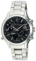 Timex Intelligent Czarny/Stal Ø48 mm T2N944