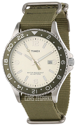 Timex Beżowy/Tkanina Ø44 mm T2P035KW