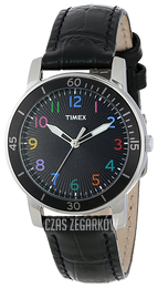 Timex Czarny/Skóra Ø33 mm T2P050KW