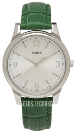 Timex Srebrny/Skóra Ø35 mm T2P092