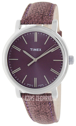 Timex Classic Purpurowy/Skóra Ø38 mm T2P172
