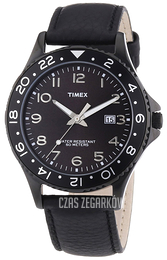 Timex Sports Czarny/Skóra Ø42 mm T2P176