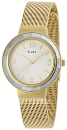 Timex Kremowy/Stal w odcieniu złota Ø31 mm T2P197