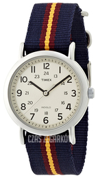 Timex Weekender Beżowy/Stal Ø38 mm T2P234PF