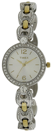 Timex Srebrny/Stal w odcieniu złota T2P267