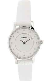 Timex Classic Biały/Skóra Ø26 mm T2P315