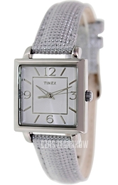 Timex Srebrny/Skóra T2P378