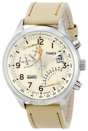 Timex Intelligent Beżowy/Skóra Ø43 mm T2P382