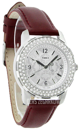 Timex Srebrny/Skóra Ø36 mm T2P399