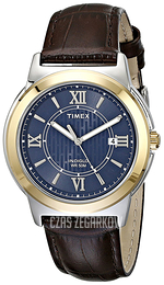 Timex Niebieski/Skóra Ø38 mm T2P521