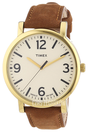 Timex Easy Reader Beżowy/Skóra Ø42 mm T2P527