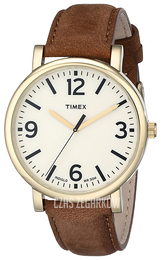 Timex Classic Beżowy/Skóra Ø42 mm T2P527AB