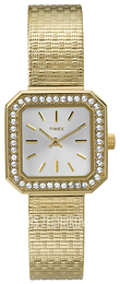 Timex Classic Biały/Stal w odcieniu złota T2P550