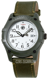 Timex Biały/Tkanina Ø40.7 mm T49690